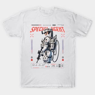 cyberpunk futuristic anime girls T-Shirt